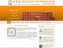 Tablet Screenshot of brmeducation.com